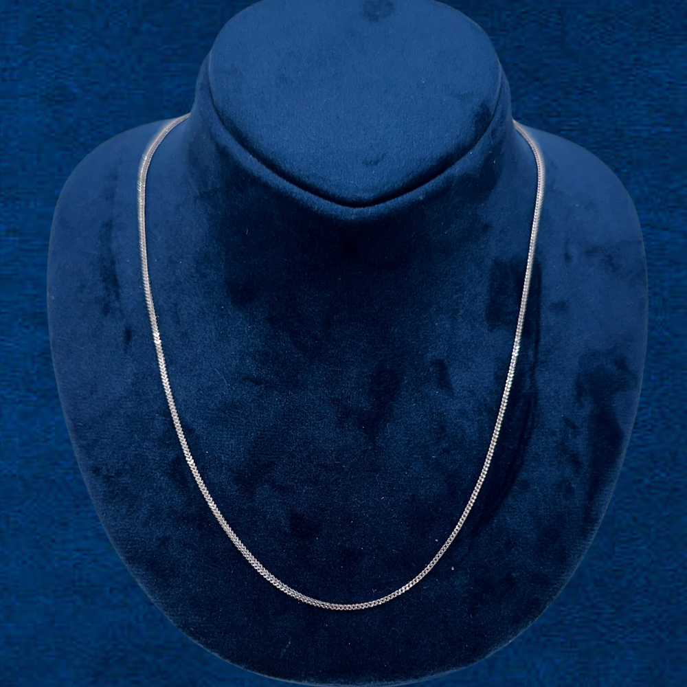 10K White Gold Franco Chain