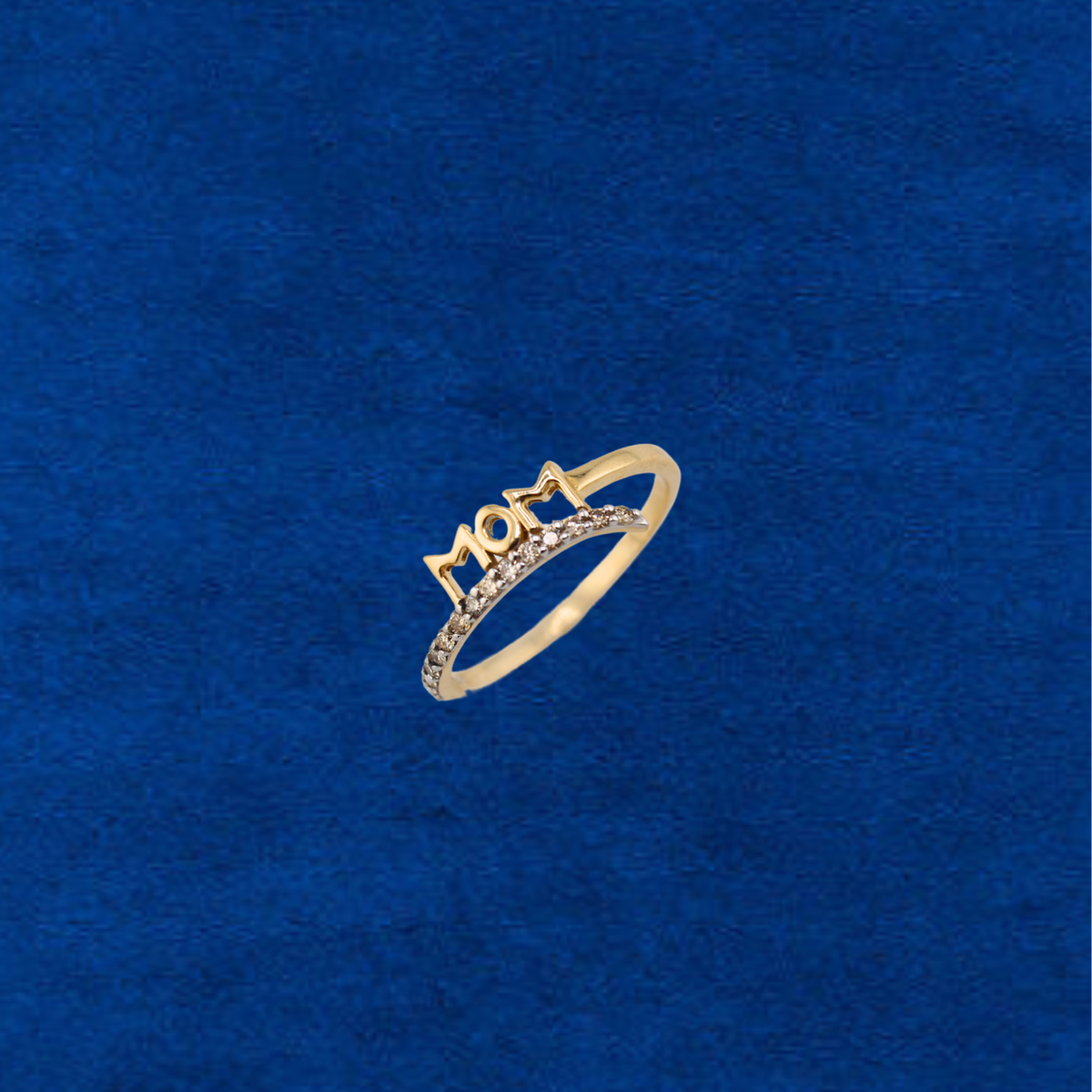 Anillo de oro de 14 quilates para mamá