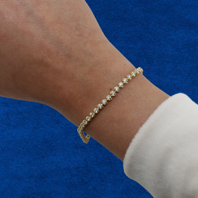 10K Diamond Tennis Bracelet