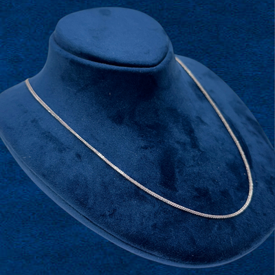 10K White Gold Franco Chain