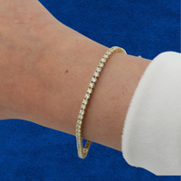 10K Diamond Tennis Bracelet 1