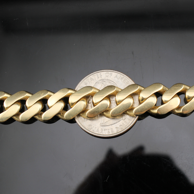 14K Monaco Cuban Chain