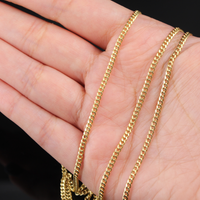 Real 10K Gold 2mm Cuban Chains