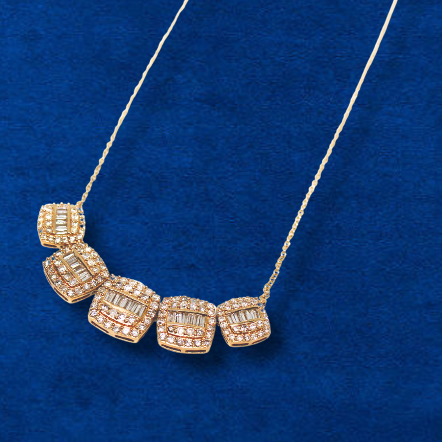 14K Diamond Necklace