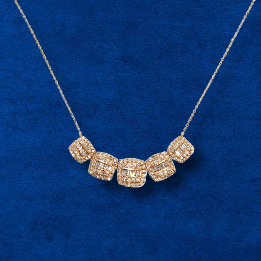 14K Diamond Necklace