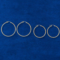 Aretes de oro de 14 quilates con corte de diamante