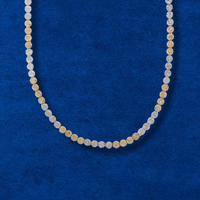 Real 10K Two Tone Gold Mens Diamond Chain