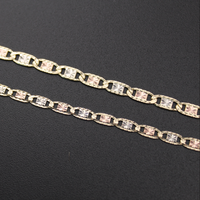 Real 14K Gold Valentino Chain Bracelet