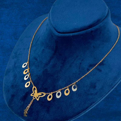 18K Butterfly Necklace
