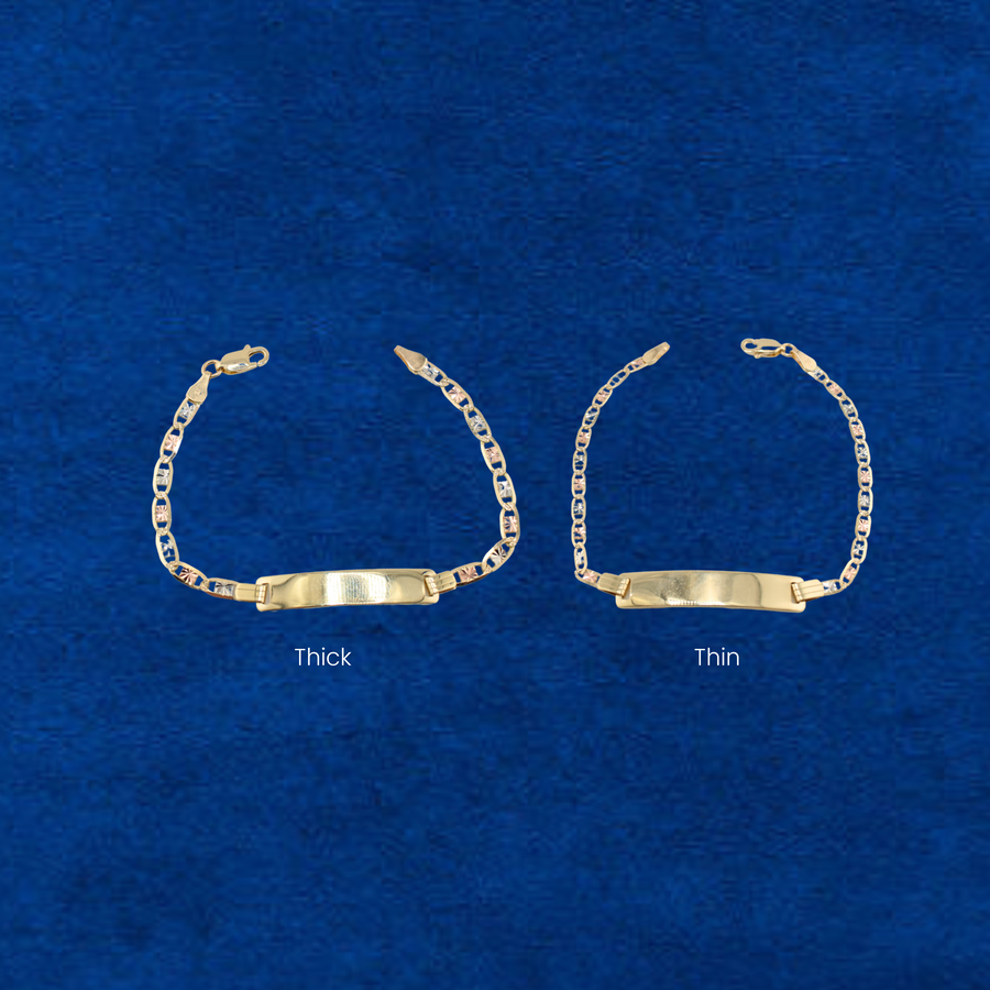 10K Valentino ID Baby Bracelet