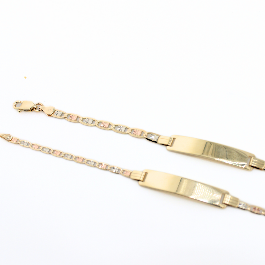 10K Valentino ID Baby Bracelet