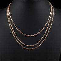Real 10K Gold 2.0mm Valentino Chain
