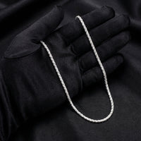 Real 10K Gold Diamond Tennis Chain