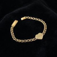 Pulsera Chino Corazón de 10K