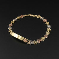 10K GOld Quinceañera Bracelet with ID