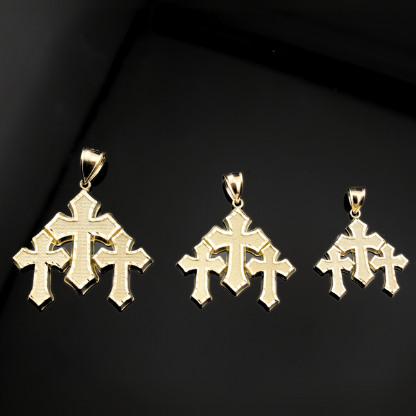 10K Cross Pendants