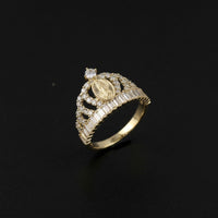 10K Gold Virgin Mary Ring