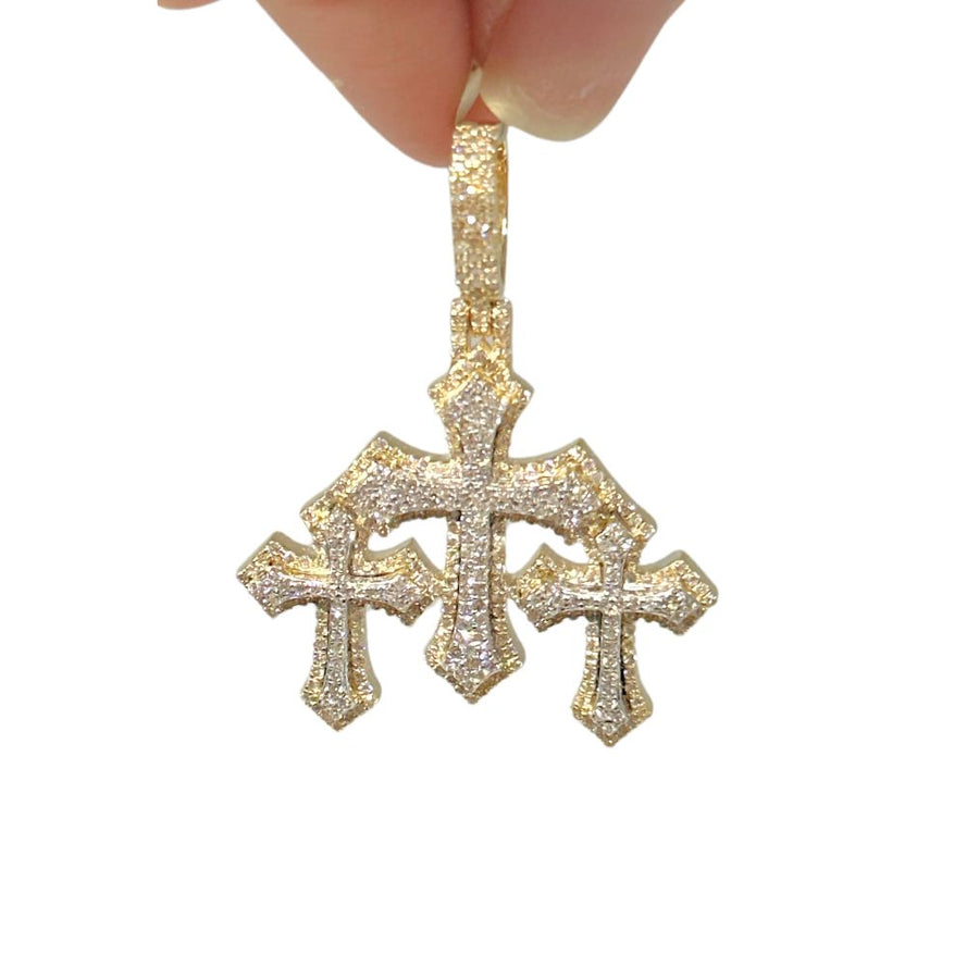 Triple Cross Pendent