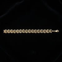 10K Gold Nugget Bracelet Butterfly