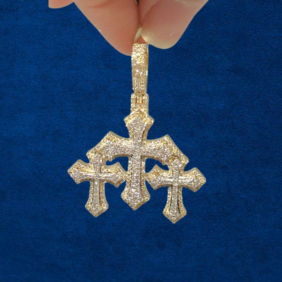 Triple Cross Pendent