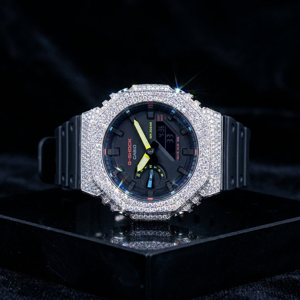 Diamond Iced Out G-Shock Watch