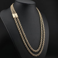 Real 10K Gold 7mm Chino Chain