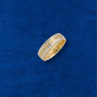 Real 10K Gold Mens Comfort Fit Band