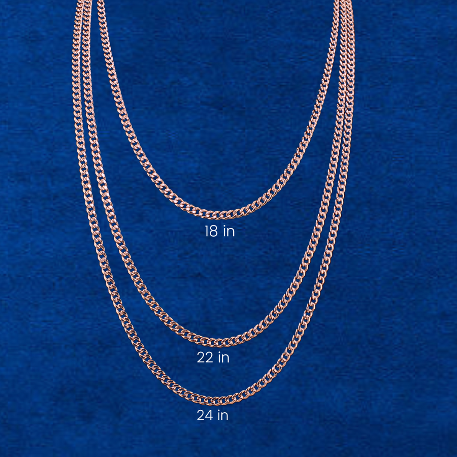 10K Rose Gold Cuban Chains