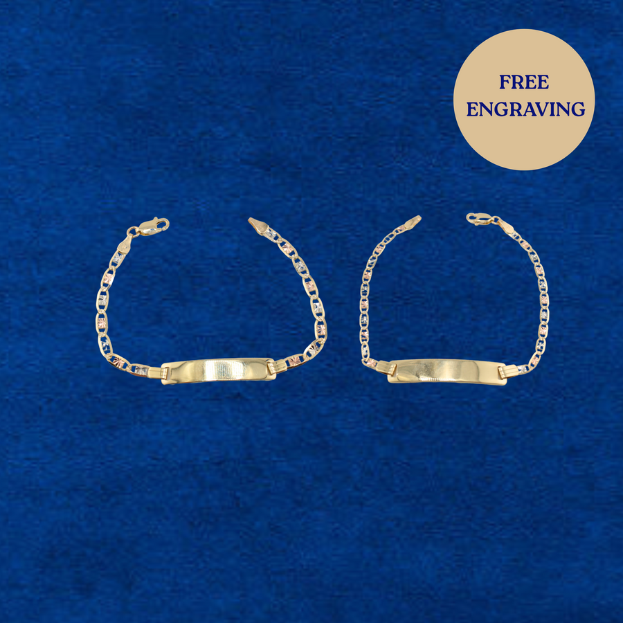 10K Valentino ID Baby Bracelet