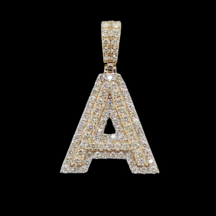10K Diamond "A" letter