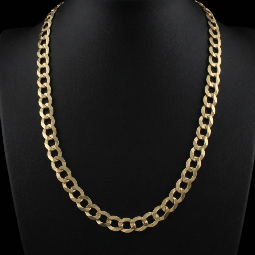 Real 14K Gold Cuban Chain