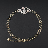 10K Virgin Mary Bracelet 7in
