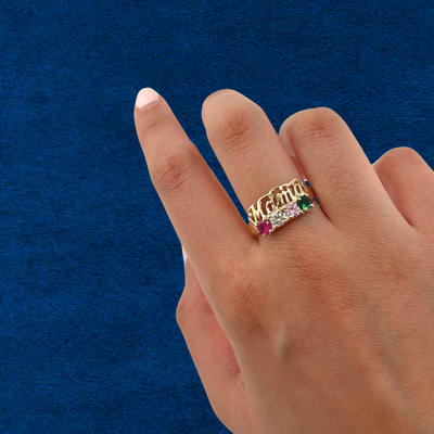 14K 'Mama' Ring