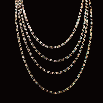 10K Gold Valentino Chains 3.5mm
