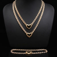 Chains against gold background