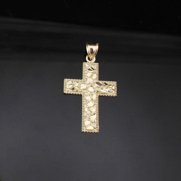 Real 10K Gold Cross Pendants