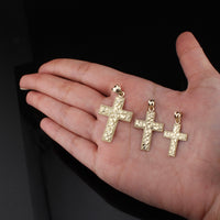Real 10K Gold Cross Pendants
