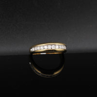 Real 10K Gold Diamond Men's Band