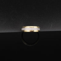 Real 10K Gold Diamond Men's Band