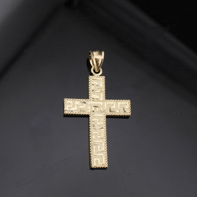 10K Gold Cross Pendant