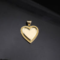 Real 10K Gold Heart Pendant