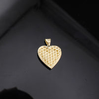 Real 10K Gold Heart Pendant