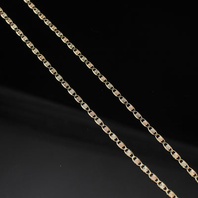 10K Gold Virgin Mary Charm & Chain