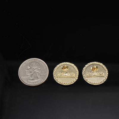 10K Gold Last Supper Earrings