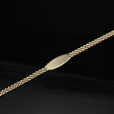 10K Gold Bracelet Personalized 8inch