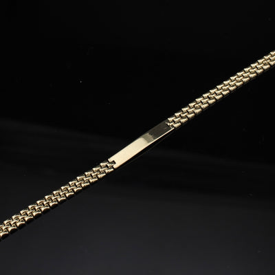 10K Gold Bracelet Personalized 8inch
