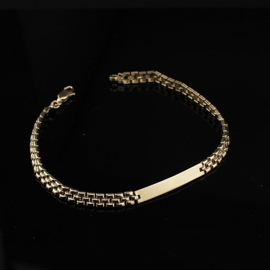 10K Gold Bracelet Personalized 8inch