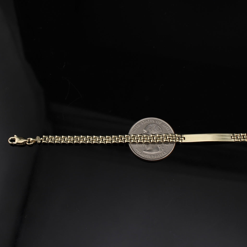10K Gold Bracelet Personalized 8inch
