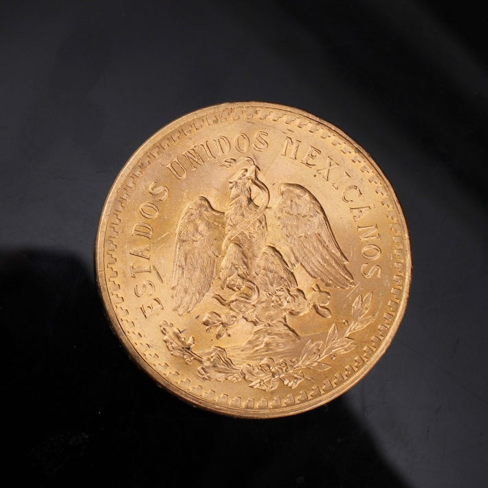 22k Original Centenario 50 Pesos Coin 42g in 14K gold - alternate view - ICEbyAK