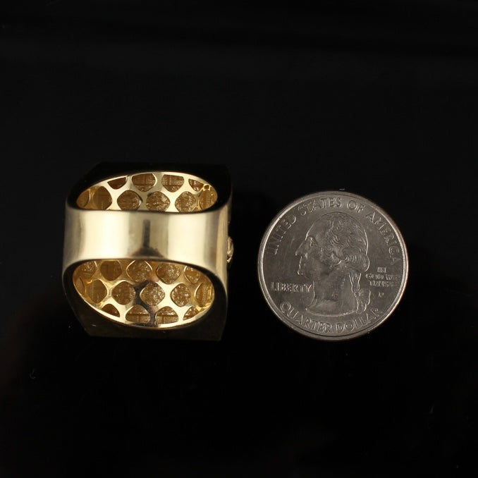 Real 10K Gold Large Saint Jude Ring